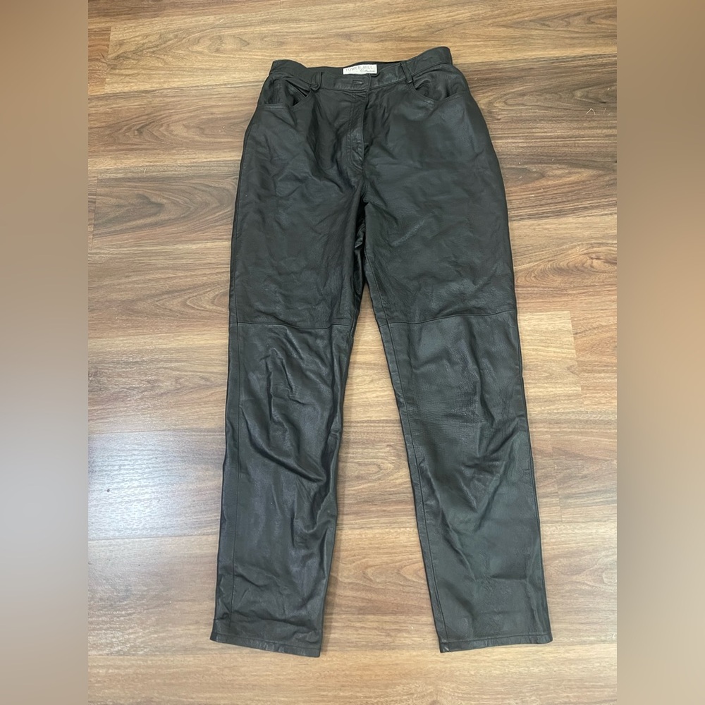 Vntg Tower Hill Collection genuine leather high pants